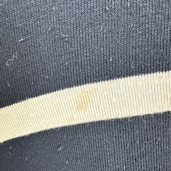 Alembika Womens Tunic Top Size M Lagenlook Striped Flowy Long Black Tan - Picture 7 of 9